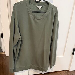 Orvis Women's Olive Crewneck Sweater